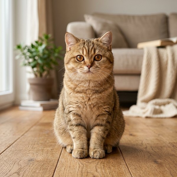 示例：金渐层猫咪日常萌照
